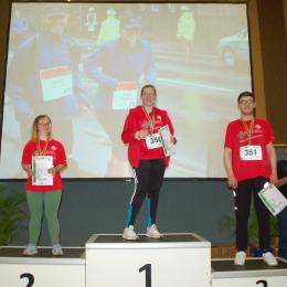 Siegerehrung 1250m Röntgenlauf 2022