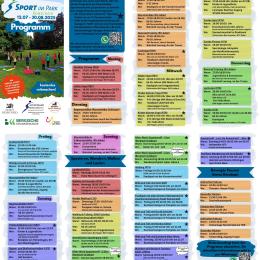 Programm Sport im Park 2025